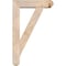 Ekena Millwork Traditional Craftsman Smooth Bracket w/ Offset Brace, Douglas Fir, 5 1/2"W x 20"D x 32"H BKT0604X20X32TRA04SDF - alternate 2